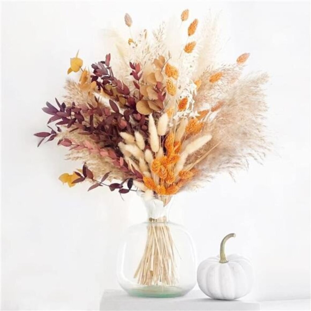 Fall Decor Autumn Decorations for Home Thanksgiving Table Boho Flowers‎ Orange